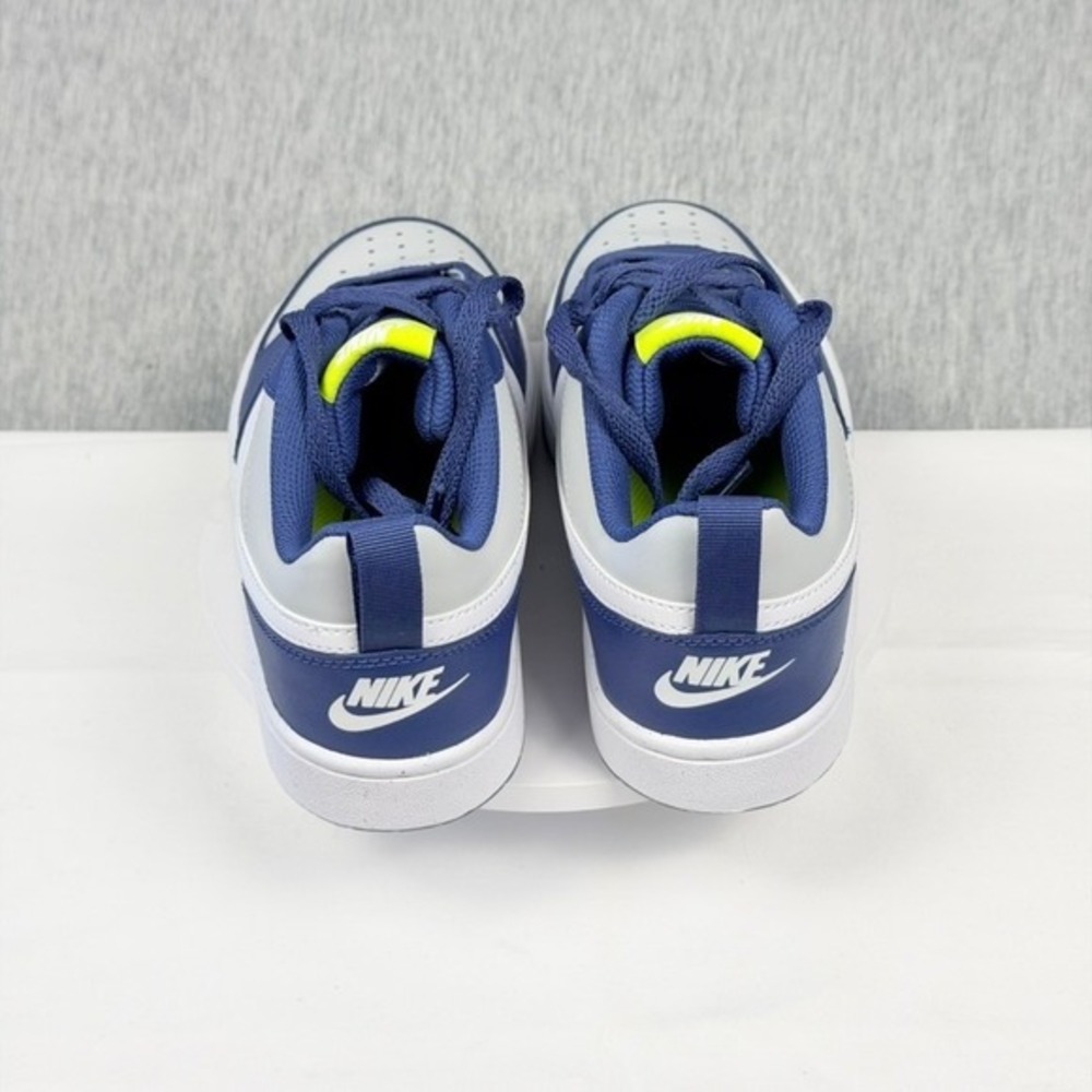 Nike Court Borough Low 2 Midnight Navy Wolf Grey Volt BQ5448-016 7Y Womens 8.5 - Picture 13 of 16